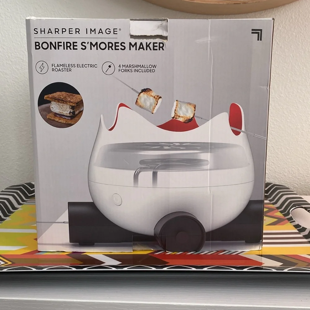 Sharper Image Red and White S'mores Maker - Picture 3 of 5